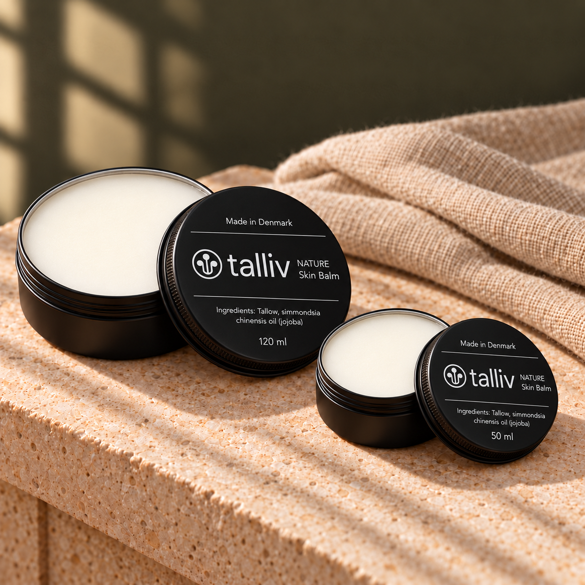 Talliv Nature rejsepakke - 120 ml + 50 ml
