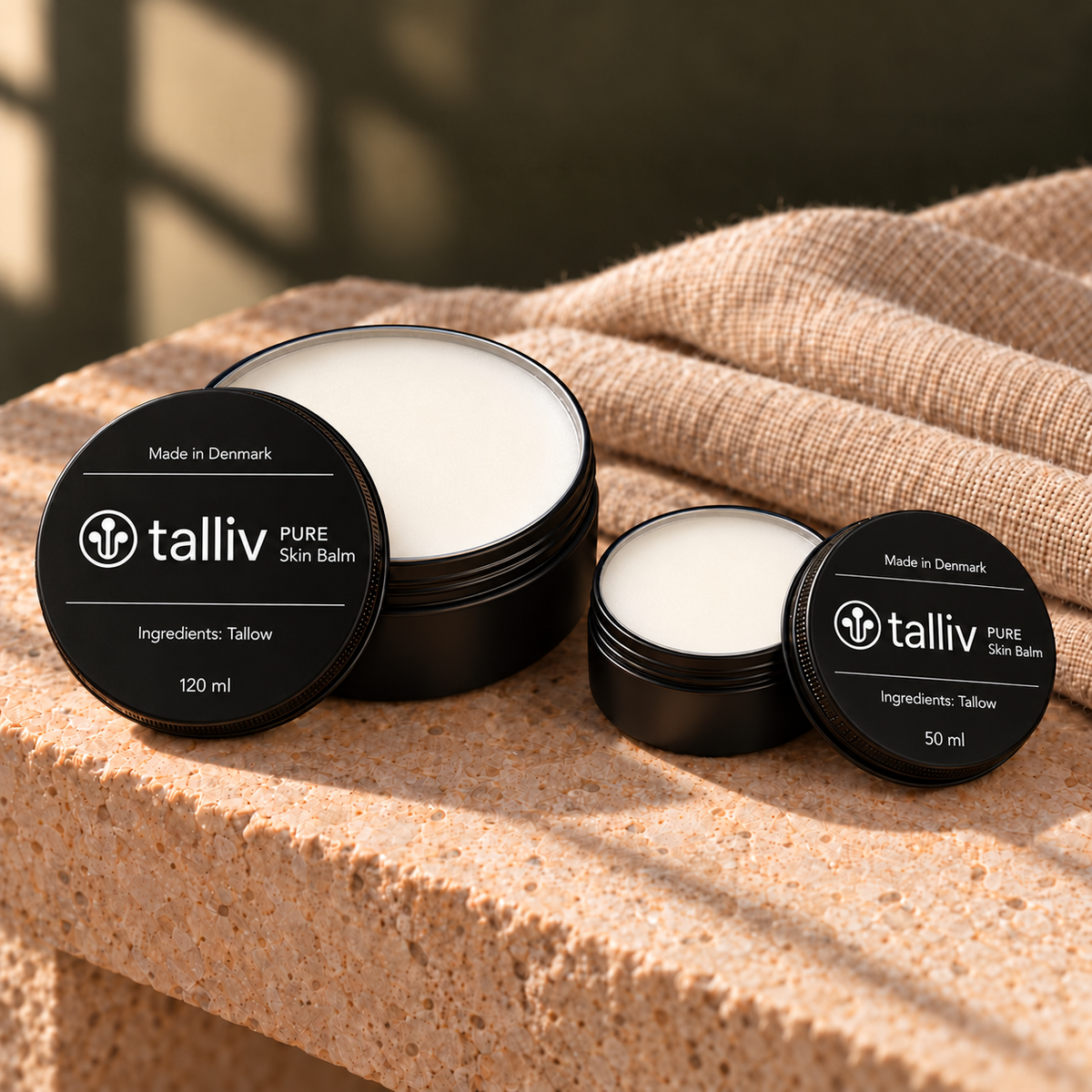 Kit da viaggio Talliv Pure - 120 ml + 50 ml